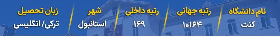 رنکینگ دانشگاه کنت